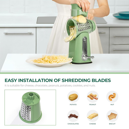 5-Blade Rotary Cheese Grater